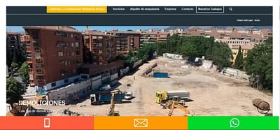 Canteras y Excavaciones Arroyo - Création de site internet