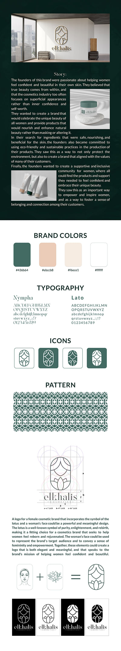 ELKHALIS | Story, Typography, Icons & Patterns - Graphic Identity