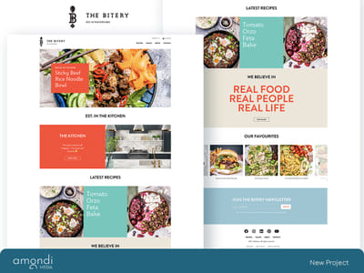 The Bitery Website - Webseitengestaltung