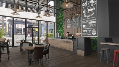 Coffeeshop Rendering - 3D