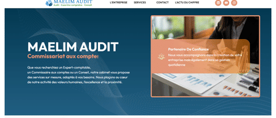 maelim audit - expert comptable - Webseitengestaltung