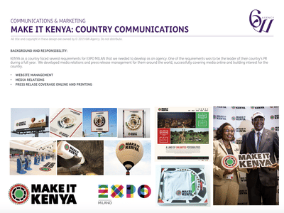INTEGRATED MARKETING CAMPAIGN - Evénementiel