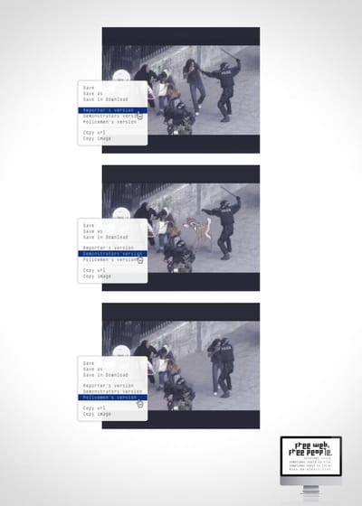 Free Web, Free People, 1 - Advertising