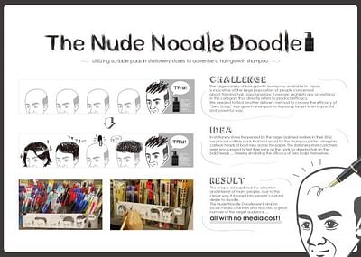 The Nude Noodle Doodle - Advertising