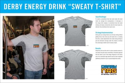 SWEATY T-SHIRT - Publicidad