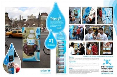 $1 DIRTY WATER - Werbung