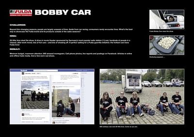 FULDA BOBBY CAR - Advertising