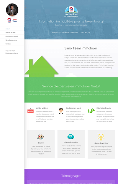 Agence Immobilière - Website Creatie