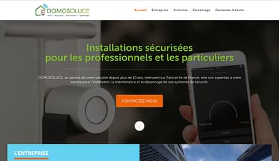Domosoluce - Site internet - Creación de Sitios Web