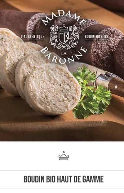 Madame La Baronne - L'authentique Boudin bio belge - Ontwerp
