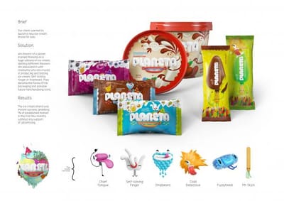PLANETA ICE CREAM - Publicidad