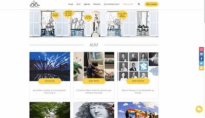 Plateforme Collaborative et d'information Zoom - Création de site internet