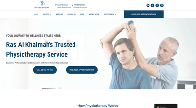 Physio Home | Physiotherapy Center in UAE - Webseitengestaltung