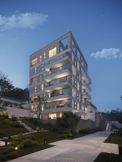 Exterior Visualization: Kureck Villas - Grafikdesign