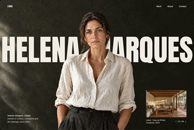 Helena Marques · Portfolio · a concept by Elypt - Website Creatie
