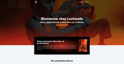 Luchando Fitness — site WordPress & SEO local Riviera - Creación de Sitios Web