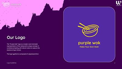 Purple Wok Brand Design - Branding y posicionamiento de marca