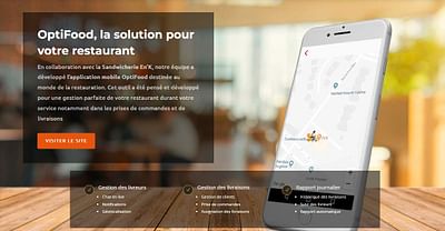OptiFood, la solution pour votre restaurant - Applicazione Mobile