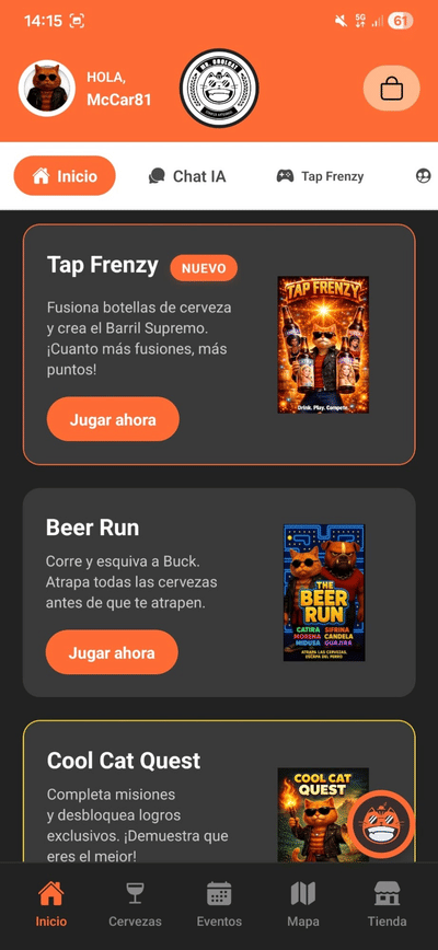 Estrategia SEO y promoción digital — Mr. Cool Cat Craft Beer - Usabilidad (UX/UI)