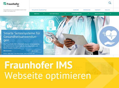 Fraunhofer IMS Institut - Website Creation