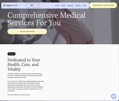 Site Web - Secteur medical - Estrategia digital
