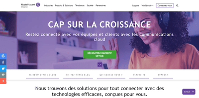 Alcatel Lucent Enterprise : Refonte et migration de l'extranet B2B - Stratégie de contenu