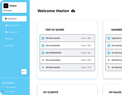 CXB HUB - Création application innovante - Web Application