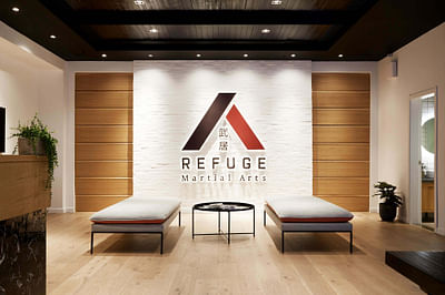 REFUGE Martial Arts Academy Branding - Branding y posicionamiento de marca