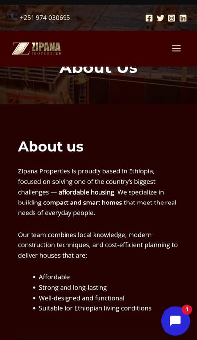 Website Design - Communication corporate