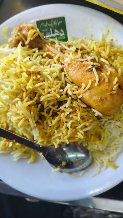 Dehli Biryani: a layout built around their own photographs - Website Creation