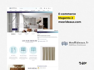 MesRideaux | Rendre accessible le sur-mesure - E-commerce