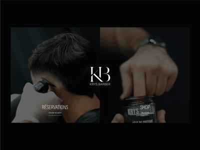 KRYS BARBER - CRÉATION D'UN SITE WEB ECOMMERCE - Création de site internet