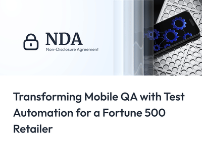 Transforming mobile QA with test automation - Artificial Intelligence