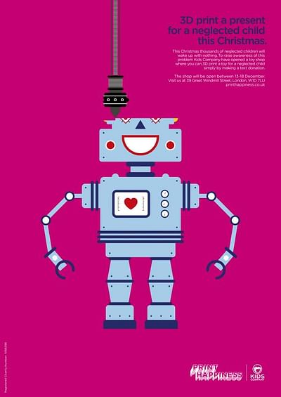 Print Happiness Robot - Publicité