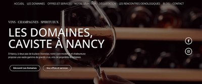 Création site web Les Domaines à Nancy - Référencement naturel