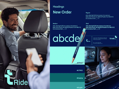 Logo & Visual Identity for a new taxi app - Branding & Positioning