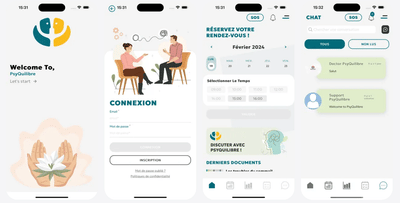 Application mobile : Psyquilibre - App móvil