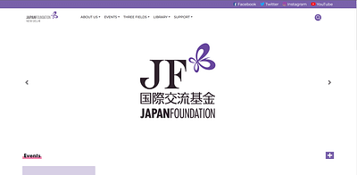 The Japan Foundation Website Revamping Project - Website Creation