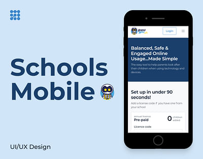 Schools Mobile - Web Application