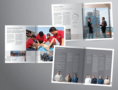 Waha Capital Annual Report - Grafikdesign