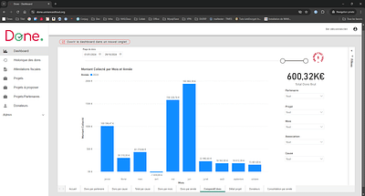 Gestion des dons et flux API - Design & graphisme