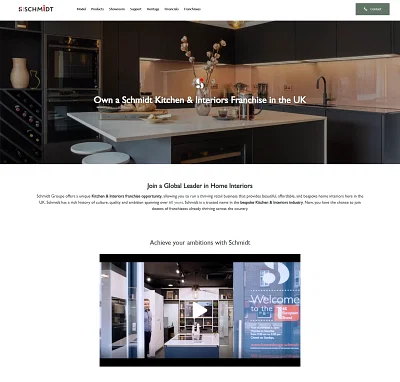 Schmidt Groupe Franchisee Enquiries Campaign - SEO