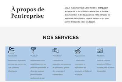 Création de site Votre Habitat - Création de site internet