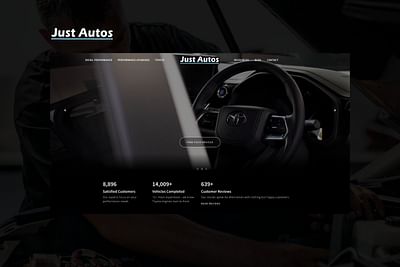 Just Autos - Website Design & Marketing - SEO