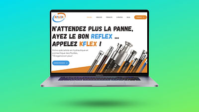 Création de Site Web - KFLEX - Grafische Identiteit