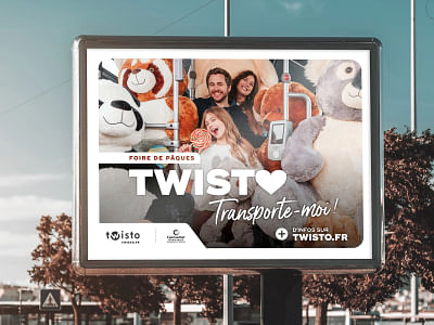 Twisto - Campagne Mobilités - Grafikdesign