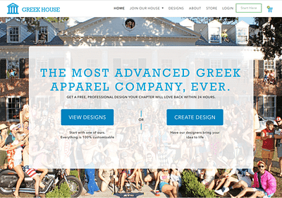 Greek Apparel Company - E-commerce