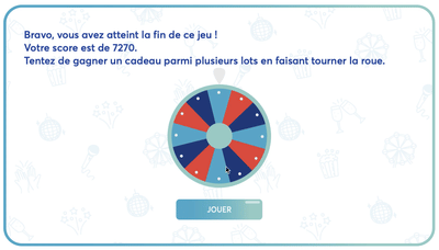 Mini-jeu de gains CSE - Développement de Jeux