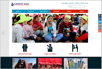 Digital Marketing for CARAM Asia - Digitale Strategie