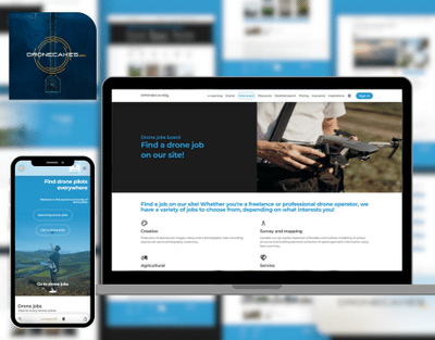 Dronecakes drone pilot app development - Software Entwicklung